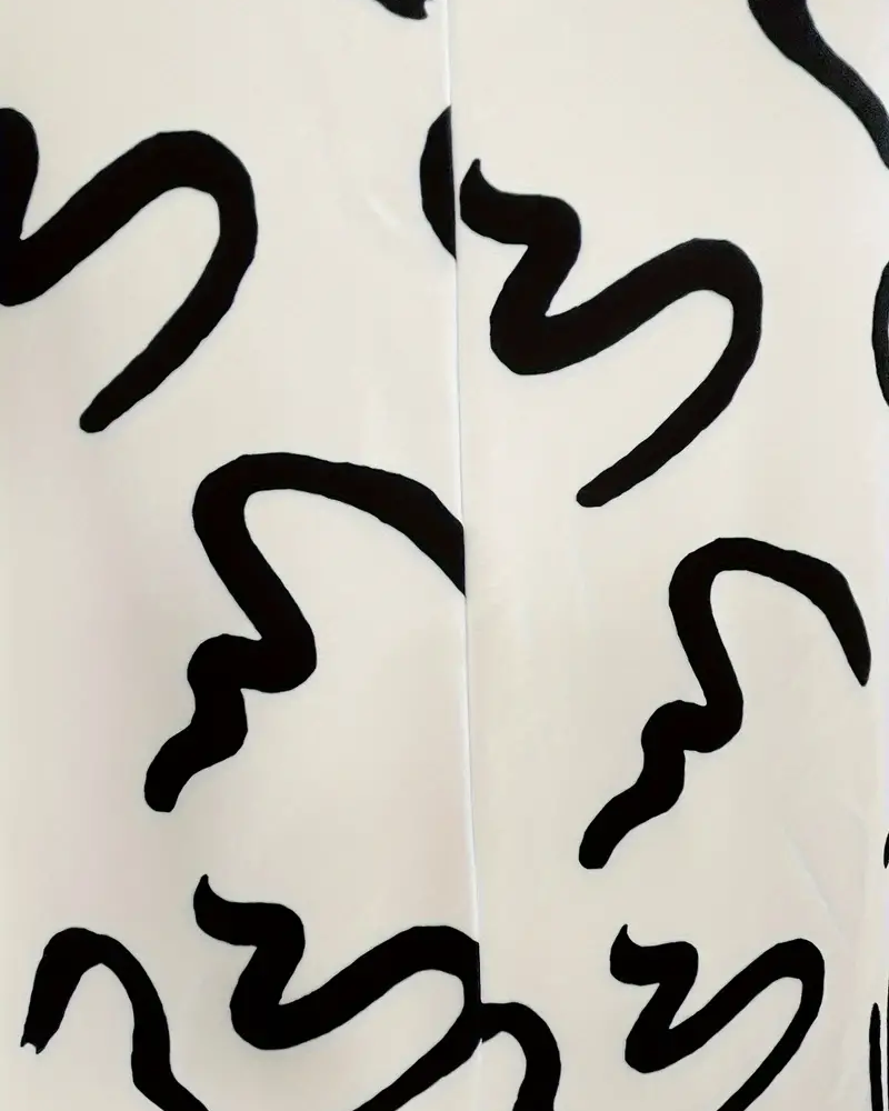 Women's Casual Crew Neck Irregular Stripes Jumpsuit