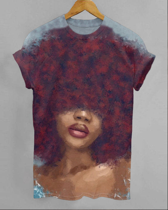 Amazing Afro Women Unisex Short Sleeve Shirt