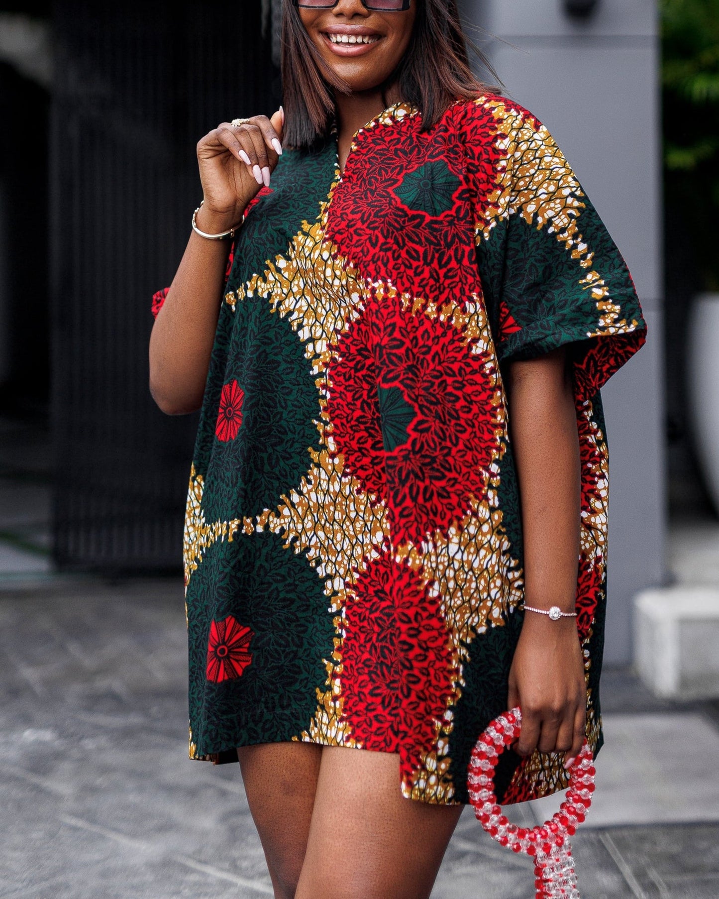 Women's Casual Print Shift Dress