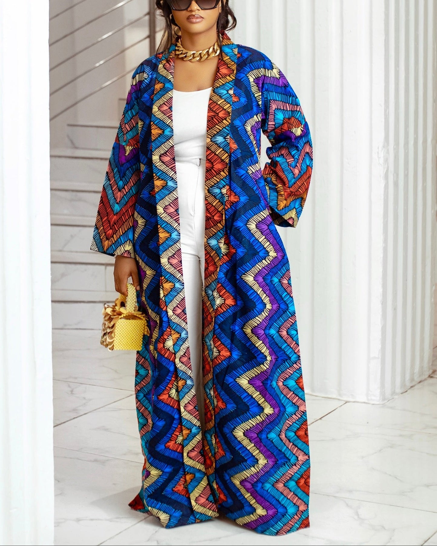 Women's Casual Print Kimono