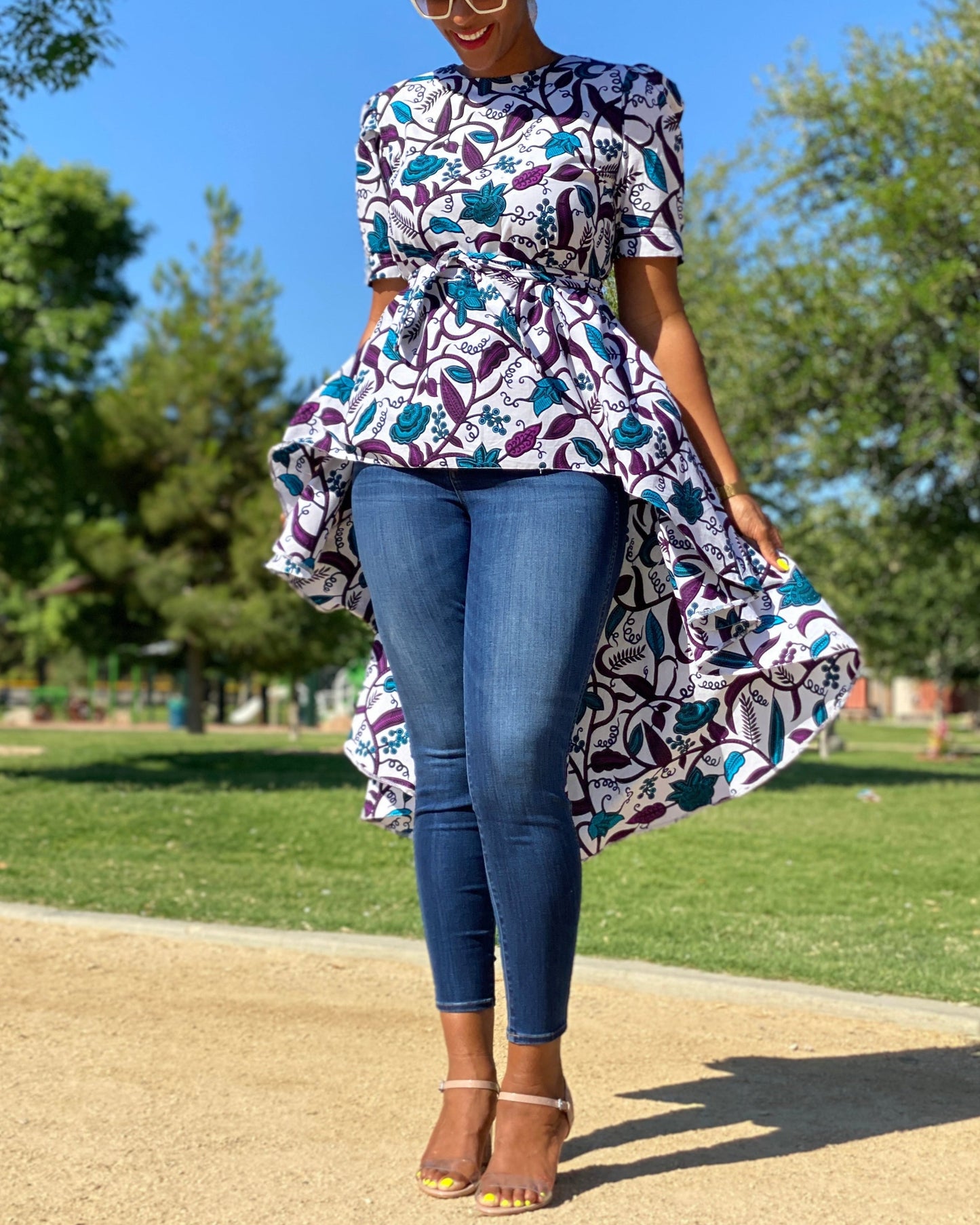 Women's Casual Print Long Shirt