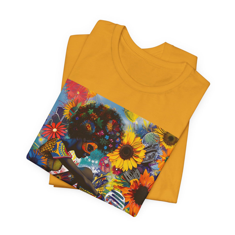 African American Woman Roller Skater Tee