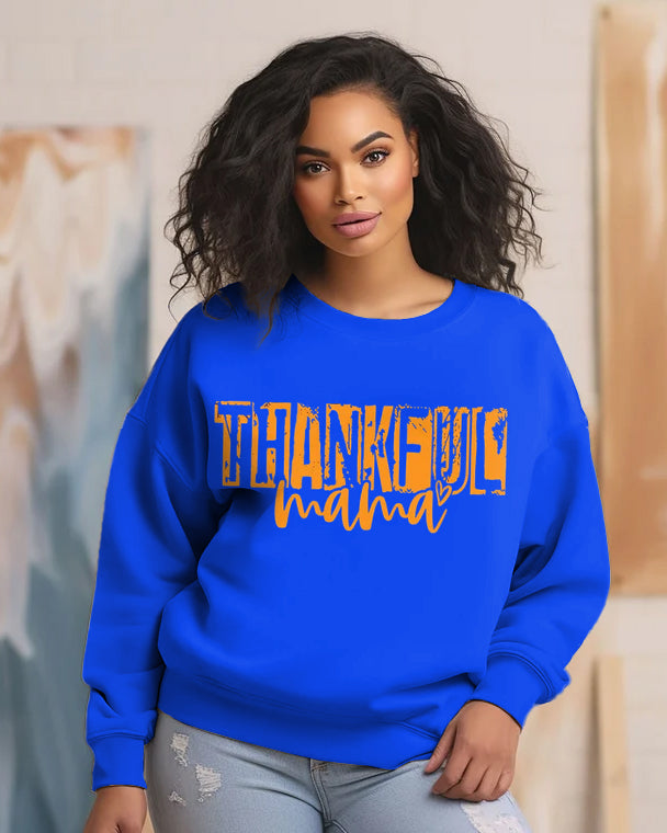 Thankful Mama Fall Mama Long Sleeve Sweatshirt