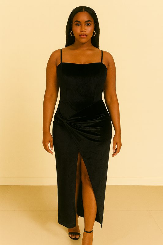 Temperament Camisole Lace-up Dress