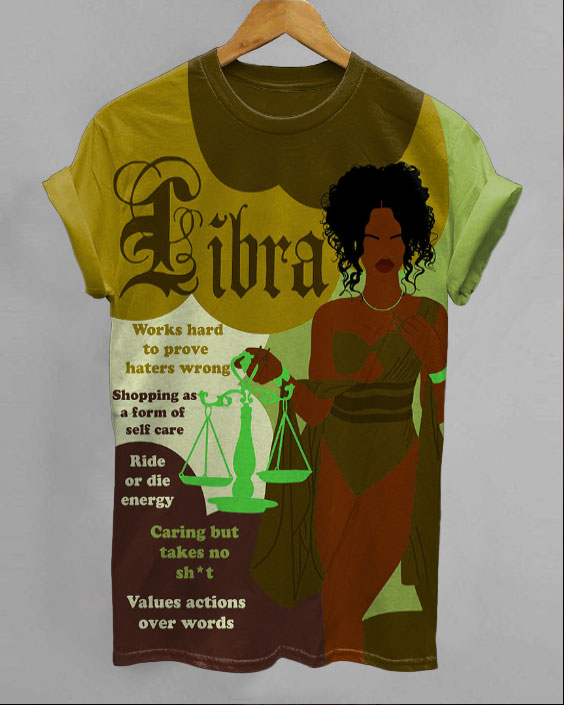 Libra Girly Season Unisex Short Sleeve Tshirt