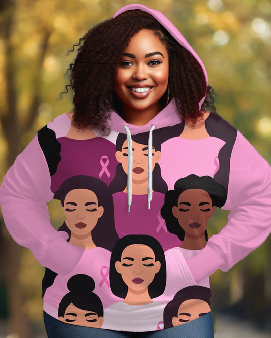 Let's Fight Cancer Together Long-sleeved Hoodie