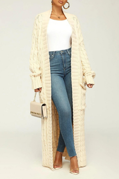 Easy To Love Cable Knit Cardigan