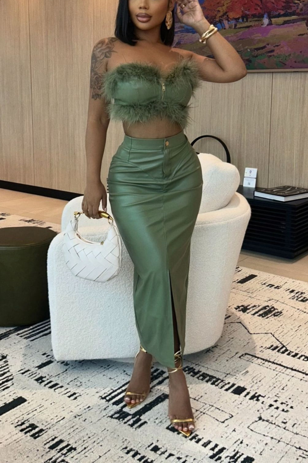 Catch Your Eye Skirt Set