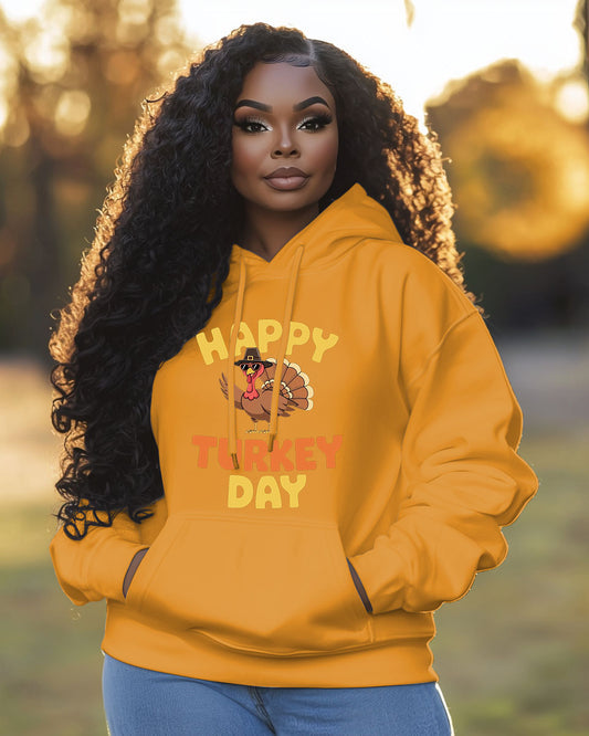 Women's Thanksgiving Long Sleeve Hoodie With Pocket