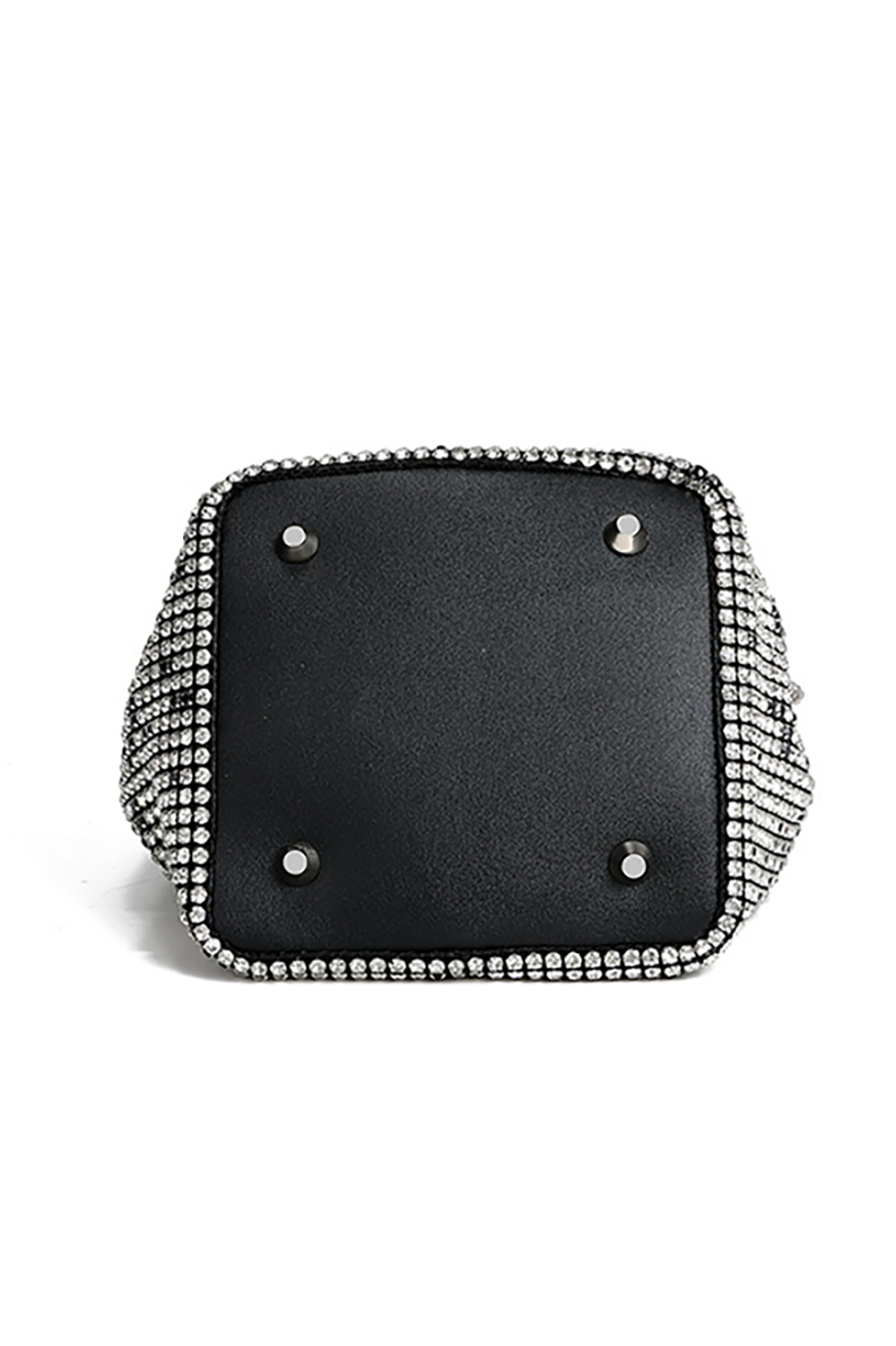 Rhinestone Gradient Handbag Bucket Bag Chain Shoulder Bag