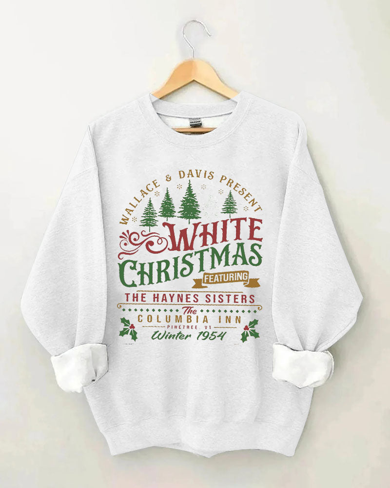 Women's Christmas Print Crewneck Sweatshirt