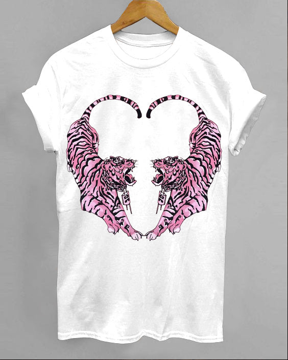 Trendy Animal Print T-Shirt