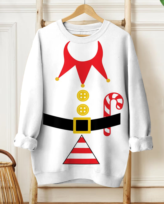 Christmas Santa Costum Long-sleeved Sweatshirt