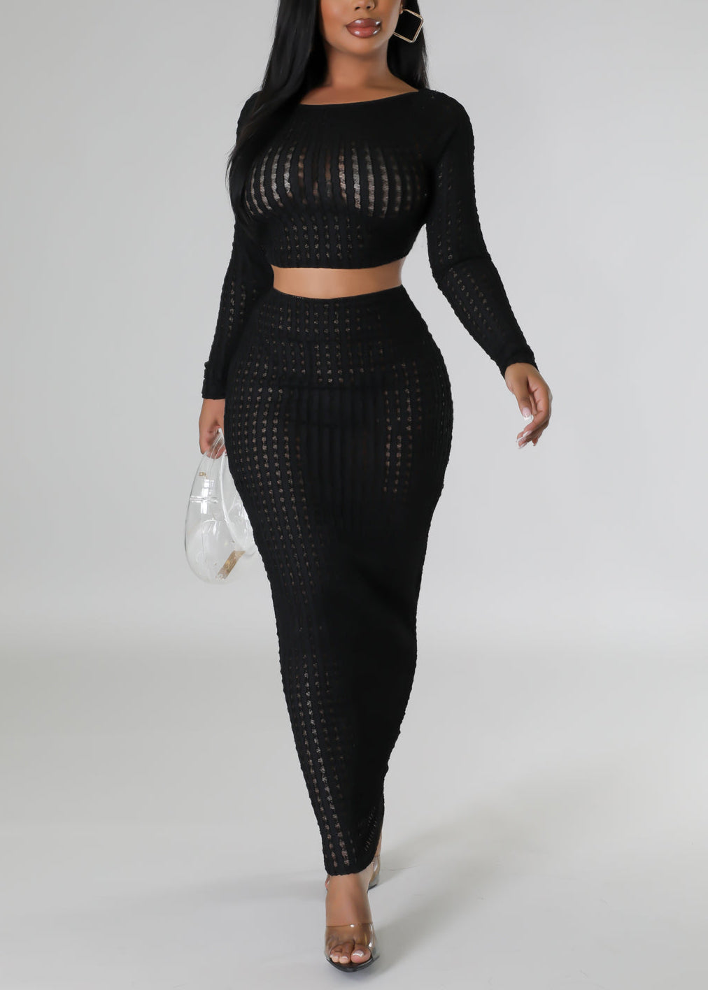 Watch Your Back Skirt Set