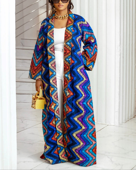 Women's Casual Print Kimono