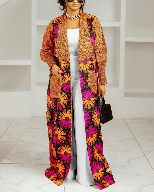 Women's Casual Print Kimono/Jacket