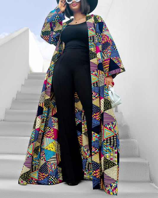 Women's Casual Print Kimono