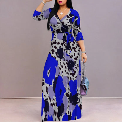 Fashion Casual Printing Temperament Dress