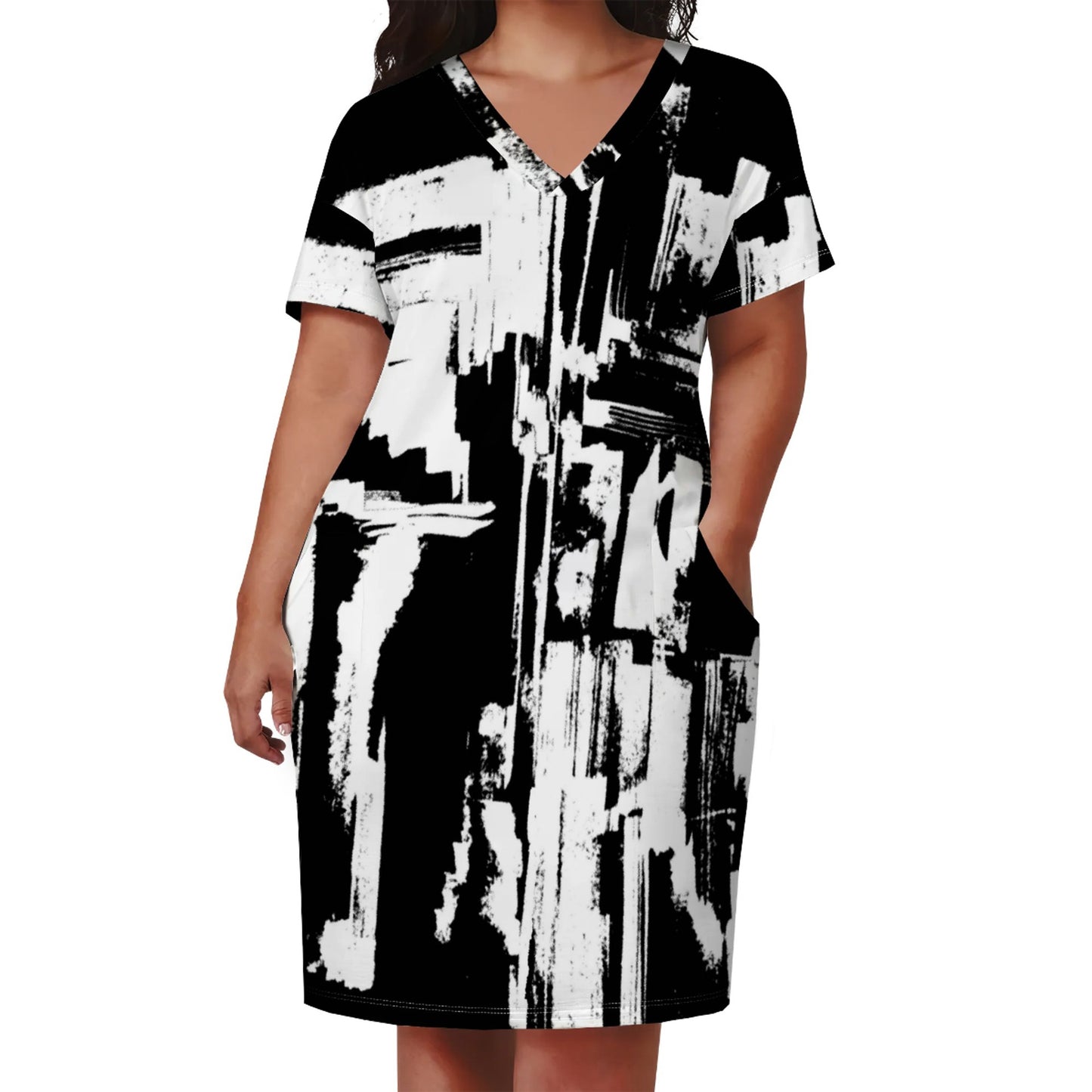 Fashion Casual Printing plus Size Dress