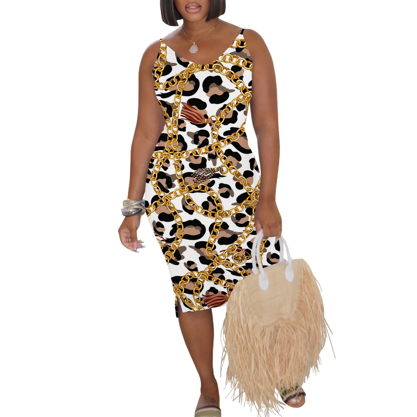 Women's Casual Printed Leopard Print Dress