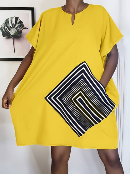 Hot Sale plus Size Fashion Loose Dress