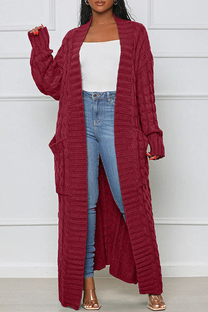 Easy To Love Cable Knit Cardigan