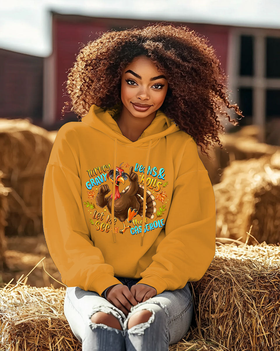 Women's Thanksgiving Long Sleeve Hoodie With Pocket