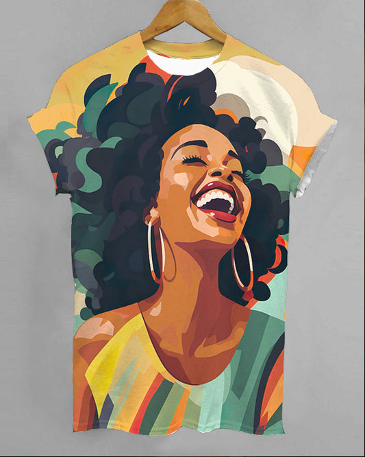 Black Woman Art T-Shirt