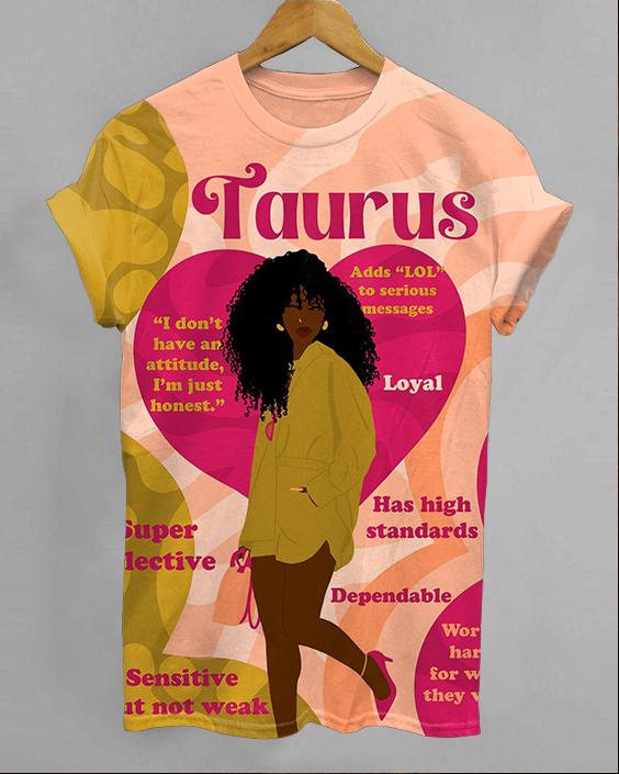 Taurus Girly Season Unisex Short Sleeve Tshirt