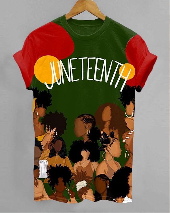 Celebrate Juneteenth Together Unisex Short Sleeve Tshirt