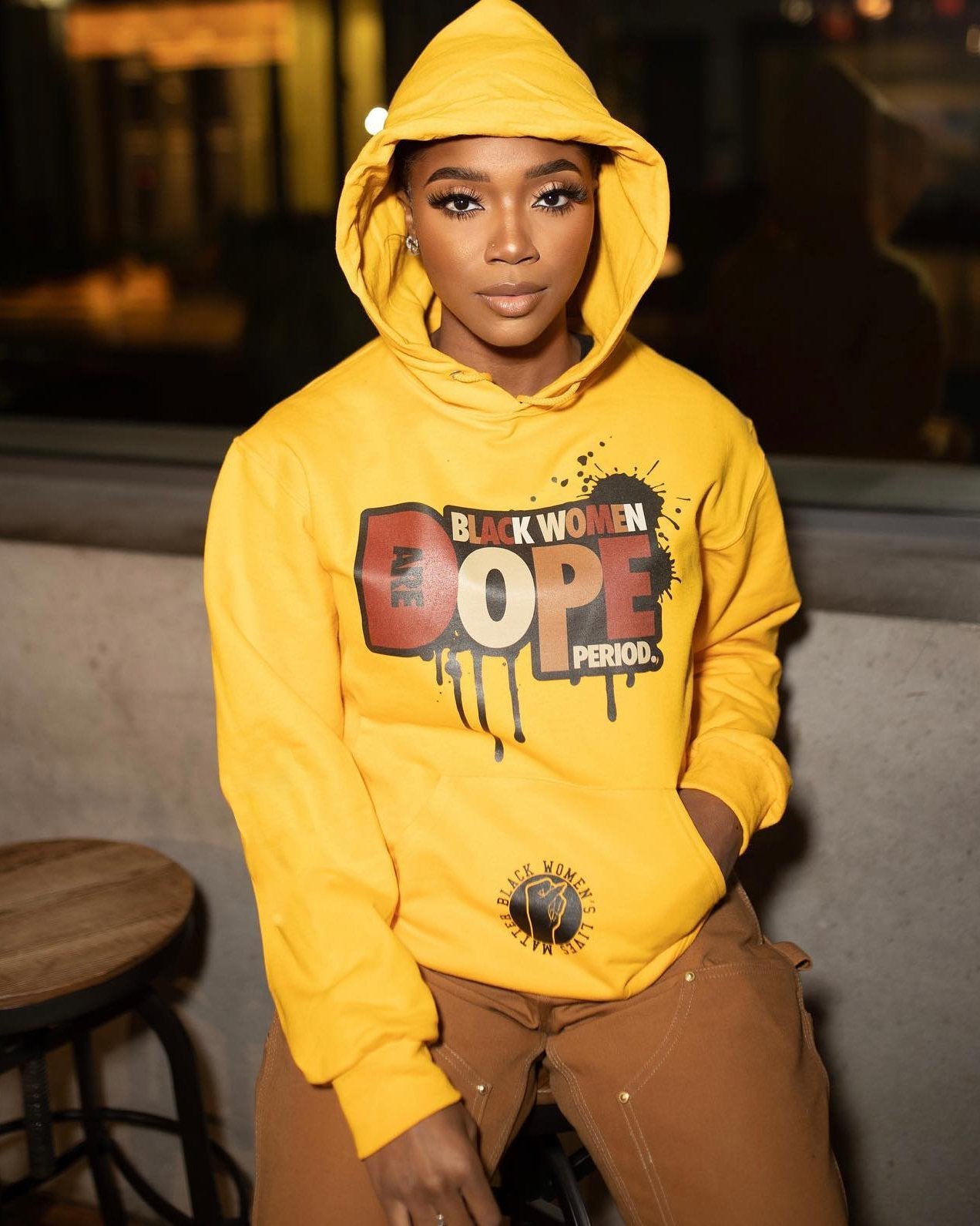 Black Women Are Dope! Long Sleeves Hoodie