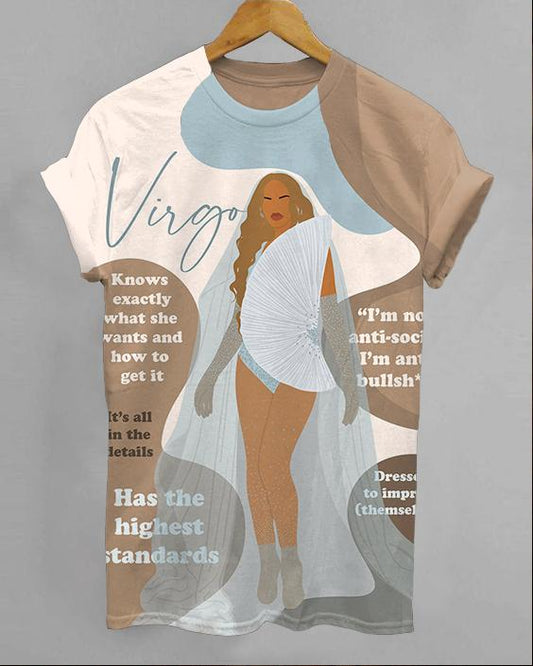 Virgo Girly Season Unisex Short Sleeve Tshirt