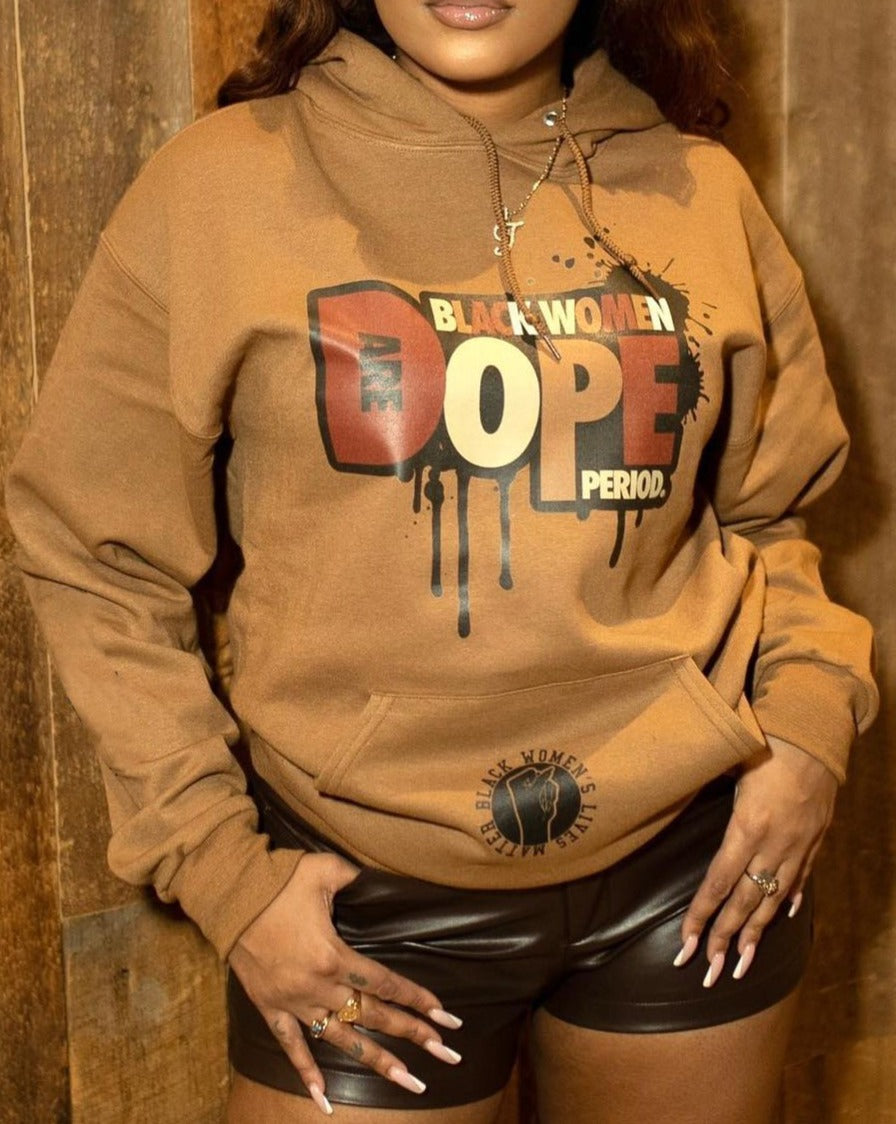 Black Women Are Dope! Long Sleeves Hoodie