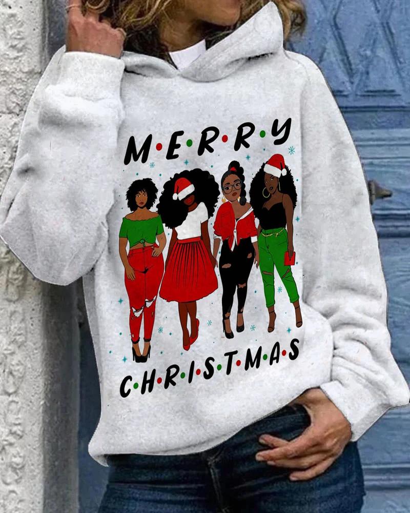 Black Girl Have A Melanin Christmas Unisex Hoodie