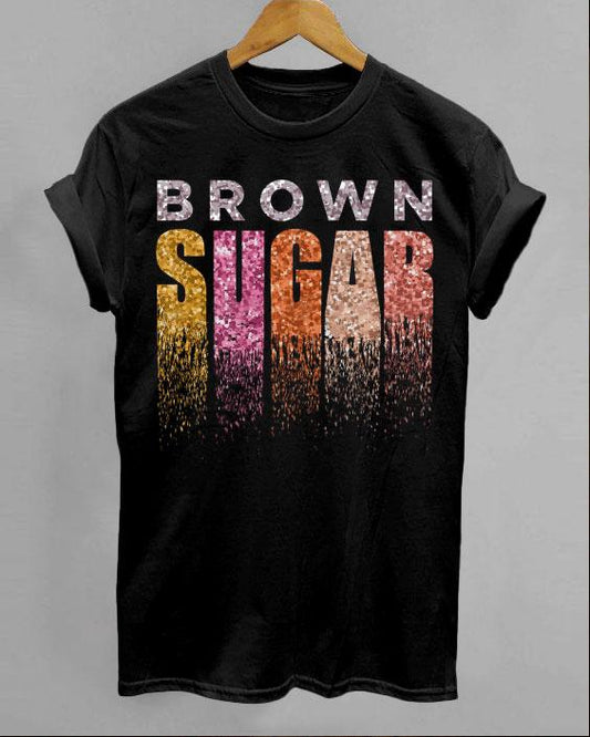 Glisten Brown Suger Unisex Short Sleeve Tshirt