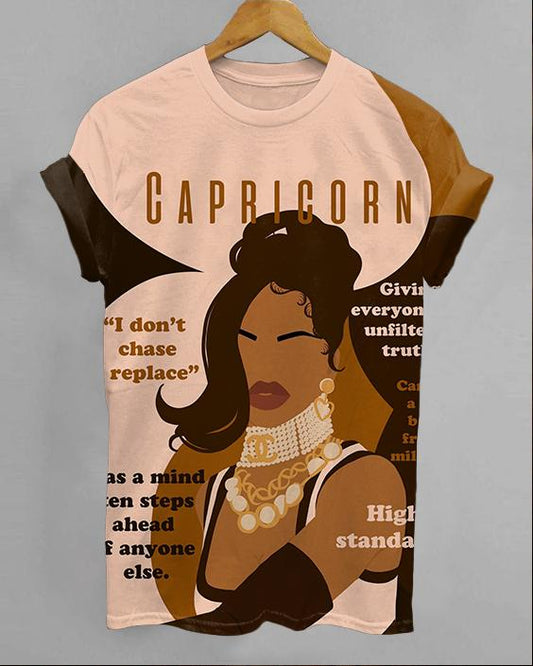 Capricorn Girly Season Unisex Short Sleeve Tshirt