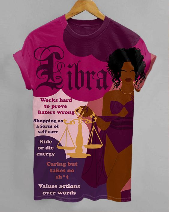 Libra Girly Season Unisex Short Sleeve Tshirt