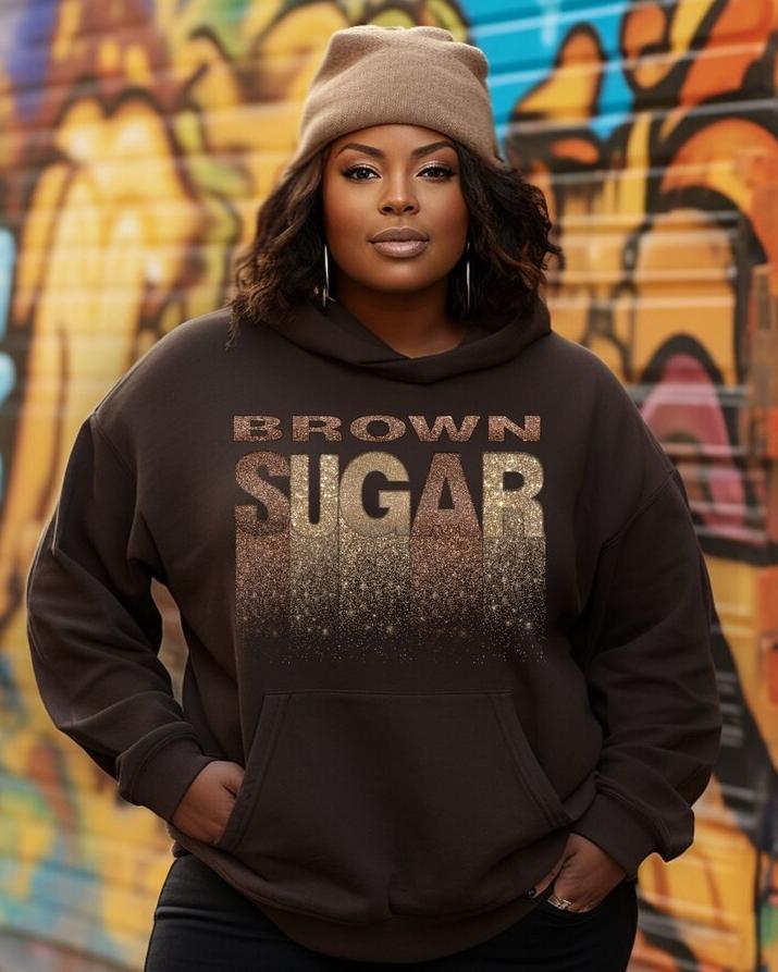 Golden Letters Brown Sugar Hoodie