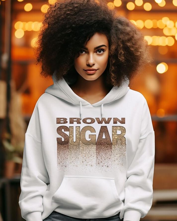 Golden Letters Brown Sugar Hoodie